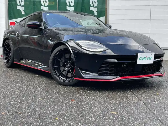 日産 フェアレディ Ｚ ニスモ 新潟県 2024(令6)年 2.1万km 黒 ワンオーナー/V6ツインターボ/スポーツリセッティング/純正19インチホイール装着/メモリナビ/フルセグテレビ/バックカメラ/パドルシフト/ドライブレコーダー/ウィンカーミラー/クルーズコントロール/プッシュスタート/ETC２．０/純正フロアマット/レーダー探知機/D-MODE/Bluetooth/BOSEスピーカー/スペアキー1個