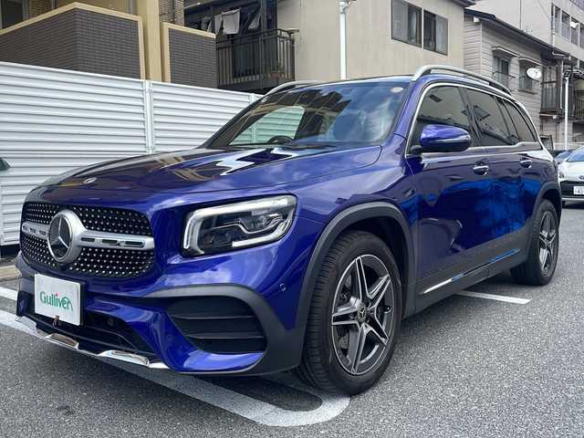 メルセデス・ベンツ Ｍ・ベンツ ＧＬＢ２００ｄ 4マチック AMGライン 広島県 2023(令5)年 4.3万km 青 /登録時走行距離/　　　　　　43062キロ/ワンオーナー/4WD/サンルーフ/純正ナビ/全方位モニター/地デジ/黒革シート/シートヒーター/パワーバックドア/クルーズコントロール/HUD/ルーフレール/スペアキー×１/ETC/新車時整備手帳/　　【保証書】/取扱説明書/