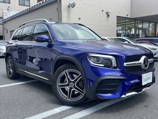 メルセデス・ベンツ Ｍ・ベンツ ＧＬＢ２００ｄ 4マチック AMGライン 広島県 2023(令5)年 4.3万km 青 /登録時走行距離/　　　　　　43062キロ/ワンオーナー/4WD/サンルーフ/純正ナビ/全方位モニター/地デジ/黒革シート/シートヒーター/パワーバックドア/クルーズコントロール/HUD/ルーフレール/スペアキー×１/ETC/新車時整備手帳/　　【保証書】/取扱説明書/