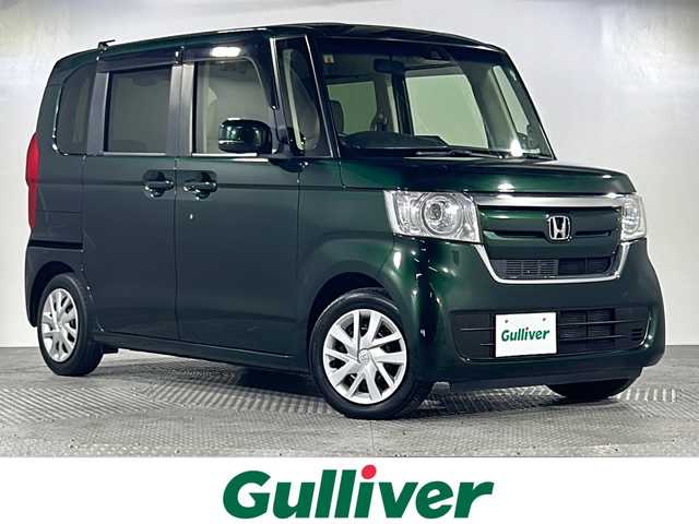 ホンダ Ｎ ＢＯＸ G L ホンダセンシング 沖縄県 2018(平30)年 5.2万km ブリティッシュグリーンP 禁煙車　/県外仕入　/社外ナビ/【ＢＴ／フルセグＴＶ／ＣＤ／ＤＶＤ】　/バックカメラ/ステアリングリモコン/片側パワースライドドア/ホンダセンシング/→衝突被害軽減システム　　/→レーダークルーズコントロール/スマートキー　/プッシュスタート　/ＬＥＤヘッドライト　/横滑り防止装置