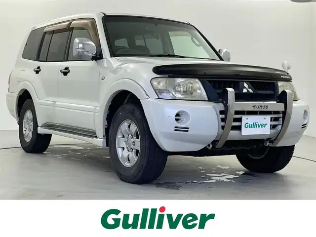 三菱 パジェロ ロング ZR 福井県 2004(平16)年 16.1万km ウォームホワイトパール サンルーフ/バグガード/バンパーガード/背面タイヤ/４WD/純正アルミホイール/オーディオデッキ/ETC/電格ミラー/AAC/ドアバイザー/オートライト