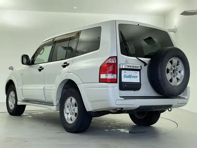 三菱 パジェロ ロング ZR 福井県 2004(平16)年 16.1万km ウォームホワイトパール サンルーフ/バグガード/バンパーガード/背面タイヤ/４WD/純正アルミホイール/オーディオデッキ/ETC/電格ミラー/AAC/ドアバイザー/オートライト