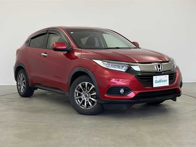 ホンダ ヴェゼル X ホンダセンシング 新潟県 2020(令2)年 3.6万km プレミアムクリスタルレッドM 純正ナビ　/　（CD・DVD・Bluetooth・フルセグ・HDMI  ）/USB端子　/バックカメラ　/ドライブレコーダー/ホンダセンシング/　・衝突軽減ブレーキ/　・レーダークルーズコントロール/　・レーンキープアシスト/オートライト/LEDヘッドライト/純正フロアマット
