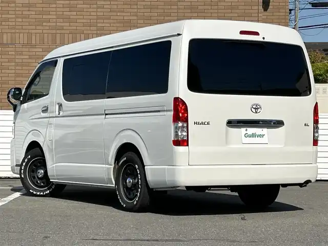 トヨタ ハイエース GL ロング 群馬県 2019(令1)年 6.2万km ホワイトパールクリスタルシャイン ALPNEナビ/・バックカメラ/・Bluetooth/・TV/・DVD/CD/バックカメラ/横滑り防止装置/（VSCOFFスイッチ）/PCSスイッチ（プリクラッシュセーフティシステム）/・衝突警報・プリクラッシュブレーキアシスト・プリクラッシュブレーキ/TRC（トラクションコントロール）/ETC/オートライト/オートマチックハイビーム/純正マット/スペアキー1本/取扱説明書・メンテナンスノート