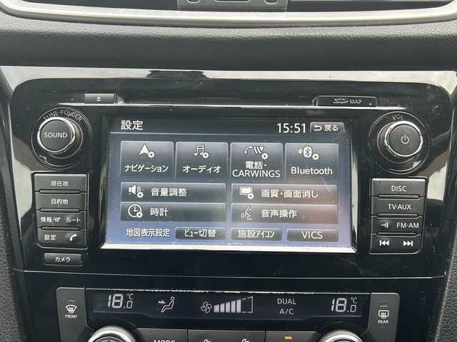 日産 エクストレイル 20X エマージェンシーブレーキ 沖縄県 2015(平27)年 9.6万km ダイヤモンドブラック 禁煙車　/電動リアゲート　/ＥＴＣ　/純正ナビ（ＡＭ／ＦＭ／ＢＴ）/フルセグＴＶ　/クルーズコントロール機能　/ドライブモードセレクター　/ドラレコ　/横滑り防止機能　/アイドリングストップ　/ヒルディセントコントロール/シートヒーター（D/N席）