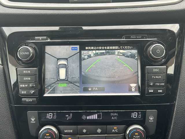 日産 エクストレイル 20X エマージェンシーブレーキ 沖縄県 2015(平27)年 9.6万km ダイヤモンドブラック 禁煙車　/電動リアゲート　/ＥＴＣ　/純正ナビ（ＡＭ／ＦＭ／ＢＴ）/フルセグＴＶ　/クルーズコントロール機能　/ドライブモードセレクター　/ドラレコ　/横滑り防止機能　/アイドリングストップ　/ヒルディセントコントロール/シートヒーター（D/N席）