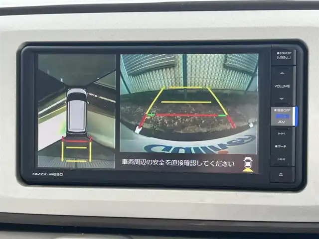 ダイハツ ムーヴ キャンバス X メイクアップ リミテッド SAⅢ 福島県 2019(令1)年 2万km パールホワイトⅢ/ナチュラルベージュマイカメタリック 2トーン ワンオーナー/純正ナビ（FM/AM/BT/SD/USB/DVD）/フルセグTV/全方位モニター/オートハイビーム/プッシュスタート/衝突軽減ブレーキ/アイドリングストップ/レーンアシスト/両側パワースライドドア/ドライブレコーダー/シガーソケット/純正フロアマット/電格ミラー