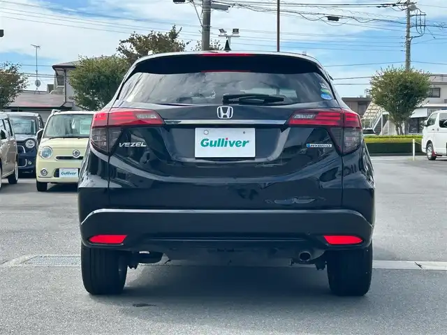 ホンダ ヴェゼル ハイブリッド Z ホンダセンシング 静岡県 2019(令1)年 7.6万km 黒 純正ナビ(CD/Bt/ワンセグ)/バックカメラ/ドライブレコーダー前後/ETC/パドルシフト/保証書/取扱説明書/記録簿/レーダークルーズコントロール/D席N席シートヒーター/ハーフレザーシート/フロアマット/純正アルミホイール/ABS/横滑り防止装置/レーンキープアシスト/オートライト/LEDヘッドライト/W+サイドエアバック/カーテンエアバック/衝突軽減システム/エンジンスタートボタン/パワーステアリング/パワーウィンドウ/スマートキー/アイドリングストップ/オートエアコン/ホンダセンシング