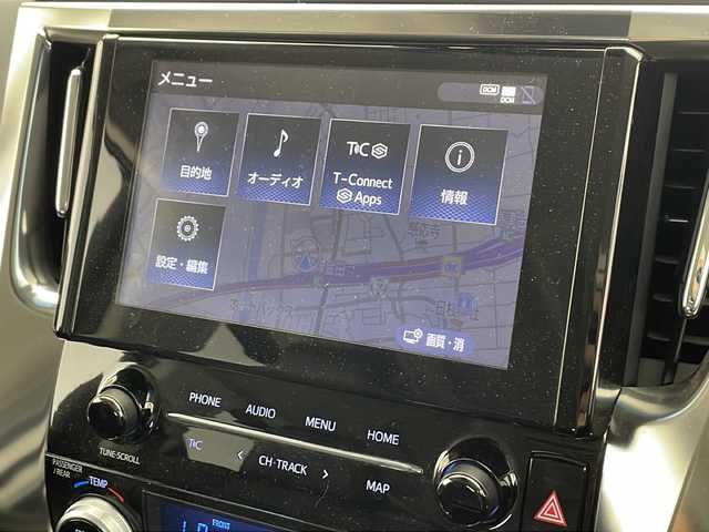 トヨタ アルファード S Cパッケージ 千葉県 2021(令3)年 4万km ホワイトパールクリスタルシャイン 純正ナビ/Bluetooth CD DVD Miracast/フリップダウンモニター/ＥＴＣ/ドライブレコーダー/両側パワースライドドア/電動リアゲート/ステアリングヒーター/パワーシート/メモリーシート/シートヒーター/エアシート/純正フロアマット/純正アルミホイール/電動パーキングブレーキ/トヨタセーフティーセンス/衝突軽減ブレーキ/レーントレーシングアシスト/クリアランスソナー/レーダークルーズコントロール/パーキングサポートブレーキ/ロードサインアシスト/先行者発進告知