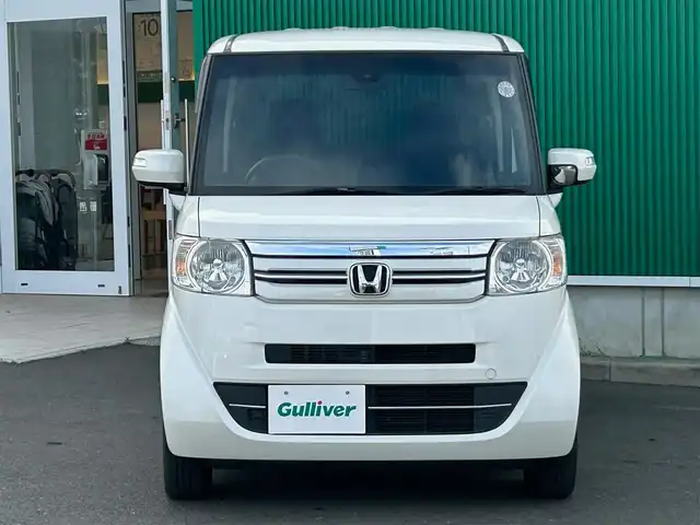 ホンダ Ｎ ＢＯＸ G ターボ Lパッケージ 宮城県 2016(平28)年 2.3万km プレミアムホワイトパールⅡ あんしんパッケージ/●シティブレーキアクティブシステム/●前席用i-サイドエアバッグ＋サイドカーテンエアバッグ/リア右側パワースライドドア/リアシートスライド＋シートバックテーブル/ディスチャージヘッドライト(オートライトコントロール機構付)/オートリトラミラー/＝＝＝/純正ナビ（VXM-164VFi）/・CD/DVD/・Bluetooth/・フルセグTV/バックカメラ/ビルトインETC/革巻きステアリング/パドルシフト/クルーズコントロール/ステアリングスイッチ/HIDヘッドライト/オートライト/スマートキー＆プッシュスタート/電動格納ミラー/フロアマット/ドアバイザー