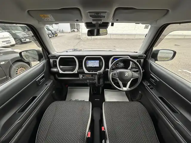 スズキ ハスラー HYBRID G 山形県 2021(令3)年 8.4万km ブルーイッシュブラックパール3 4WD/社外SDナビ/・CD/DVD/BT/フルセグ/バックカメラ/LEDオートライト/シートヒーター/エンジンスターター/社外15インチアルミホイール/アイドリングストップ/スマートキー/ETC