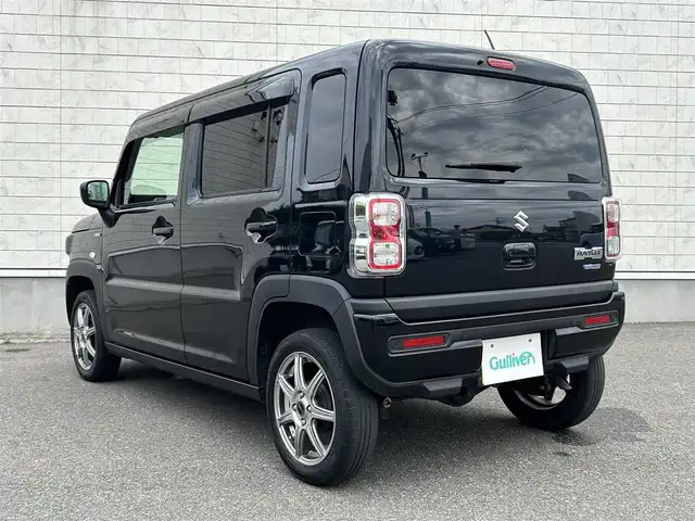 スズキ ハスラー HYBRID G 山形県 2021(令3)年 8.4万km ブルーイッシュブラックパール3 4WD/社外SDナビ/・CD/DVD/BT/フルセグ/バックカメラ/LEDオートライト/シートヒーター/エンジンスターター/社外15インチアルミホイール/アイドリングストップ/スマートキー/ETC