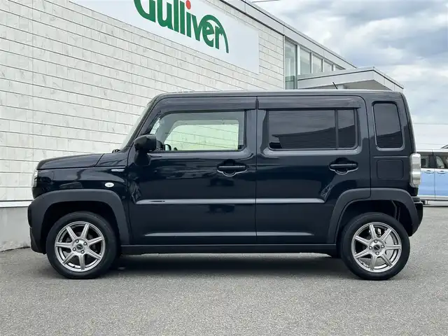 スズキ ハスラー HYBRID G 山形県 2021(令3)年 8.4万km ブルーイッシュブラックパール3 4WD/社外SDナビ/・CD/DVD/BT/フルセグ/バックカメラ/LEDオートライト/シートヒーター/エンジンスターター/社外15インチアルミホイール/アイドリングストップ/スマートキー/ETC
