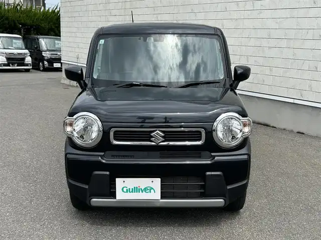 スズキ ハスラー HYBRID G 山形県 2021(令3)年 8.4万km ブルーイッシュブラックパール3 4WD/社外SDナビ/・CD/DVD/BT/フルセグ/バックカメラ/LEDオートライト/シートヒーター/エンジンスターター/社外15インチアルミホイール/アイドリングストップ/スマートキー/ETC