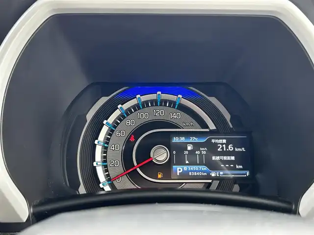 スズキ ハスラー HYBRID G 山形県 2021(令3)年 8.4万km ブルーイッシュブラックパール3 4WD/社外SDナビ/・CD/DVD/BT/フルセグ/バックカメラ/LEDオートライト/シートヒーター/エンジンスターター/社外15インチアルミホイール/アイドリングストップ/スマートキー/ETC