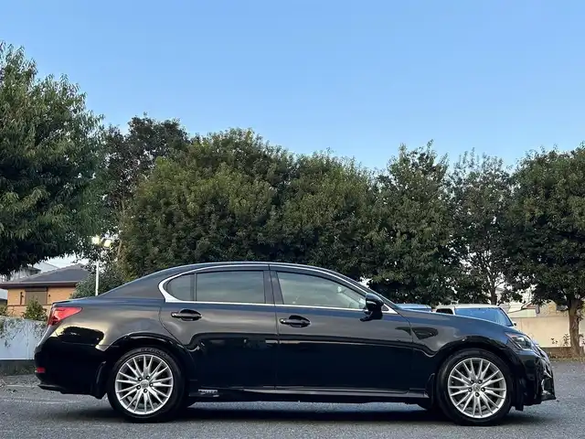 レクサス ＧＳ 450h バージョンL 東京都 2013(平25)年 11.7万km スターライトブラックガラスフレーク ワンオーナー/純正12.3インチナビゲーションシステム/・Bluetoothオーディオ/USBオーディオ/・フルセグTV/DVD/マークレビンソンプレミアムサラウンドサウンドシステム/ムーンルーフ/セミアニリン革シート/・シートヒーター（前席/後席）/・シートベンチレーション（前席）/・パワーシート（前席）/プリクラッシュセーフティシステム/レーダークルーズコントロール/LEDヘッドランプ/オートマチックハイビーム/ビルトインETC/取扱説明書/保証書/スペアキー1本/カードキー1枚