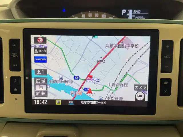 ダイハツ ムーヴ キャンバス X メイクアップ リミテッド SAⅢ 兵庫県 2019(令1)年 1.5万km パールホワイトⅢ/ファインミントメタリック 2トーン 純正SDナビ/（CD、DVD、SD、BT、フルセグTV）/両側パワースライドドア/全方位カメラ/オートハイビーム/プリクラッシュセーフティー/アイドリングストップ/ETC/純正ドライブレコーダー/フォグライト/純正フロアマット/スマートキー×2/ドアバイザー/ヘッドライトレベライザー/クリアランスソナー