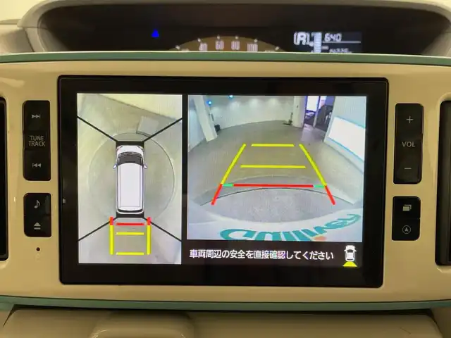 ダイハツ ムーヴ キャンバス X メイクアップ リミテッド SAⅢ 兵庫県 2019(令1)年 1.5万km パールホワイトⅢ/ファインミントメタリック 2トーン 純正SDナビ/（CD、DVD、SD、BT、フルセグTV）/両側パワースライドドア/全方位カメラ/オートハイビーム/プリクラッシュセーフティー/アイドリングストップ/ETC/純正ドライブレコーダー/フォグライト/純正フロアマット/スマートキー×2/ドアバイザー/ヘッドライトレベライザー/クリアランスソナー