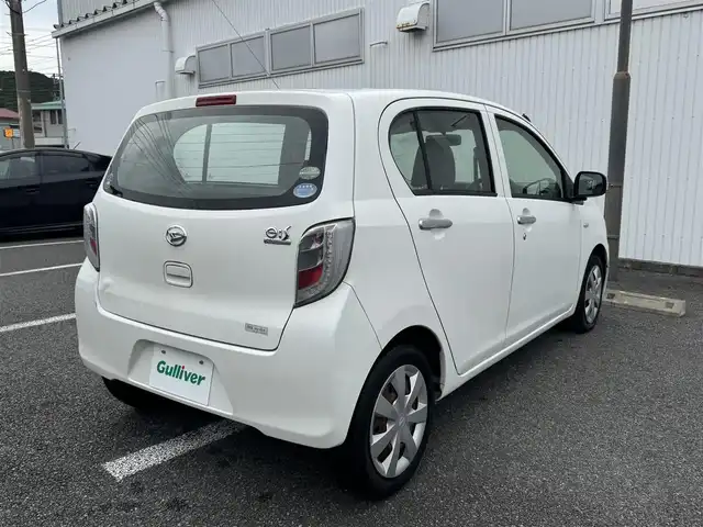 ダイハツ ミラ イース L SA 静岡県 2016(平28)年 14.9万km ホワイト ワンオーナー/キーレス/純正オーディオ/CD・AM/FMラジオ・AUX/スマートアシスト/・低速域衝突回避支援ブレーキ機能/・誤発進抑制制御機能/・先行車発進お知らせ機能/フロアマット/ヘッドライトレベライザー/取説・保証書