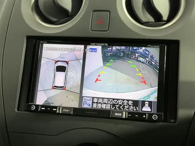 日産 ノート X 大阪府 2018(平30)年 1.7万km ホワイト デジタルインナーミラー 全方位カメラ 社外ナビTV CD/DVD 衝突軽減ブレーキ レーンアシスト アイドリングストップ クリアランスソナー オートライト スマートキー プッシュスタート ドライブレコーダー