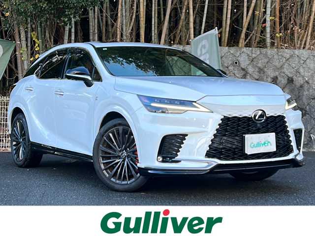 レクサス ＲＸ 350 Fスポーツ 京都府 2023(令5)年 2.8万km ホワイトノーヴァガラスフレーク ワンオーナー/純正ナビ/・フルセグTV/BT/Miracast/バックカメラ/パノラミックビューモニター/クルーズコントロール/サンルーフ/ビルトインETC2.0/アドバンスドパーク/プリクラッシュセーフティ/BSM/PDA/車線逸脱防止装置/コーナーセンサー/アイドリングストップ/ダウンヒルアシストコントロール/4WD/メモリーパワーシート/シートヒーター/エアシート/ステアリングヒーター/ステアリングスイッチ/パドルシフト/パワーバックドア/電動パーキングブレーキ/ブレーキホールド/プッシュスタート/純正ドアバイザー/純正フロアマット/保証書＆取説/スマートキースペア