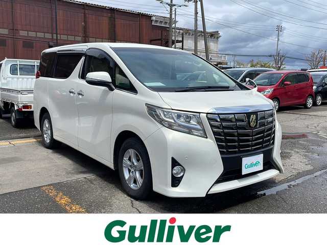 トヨタ アルファード X 新潟県 2017(平29)年 17.3万km ラグジュアリーホワイトパールクリスタルシャインガラスフレーク 4WD/ALPINE11インチナビ/(AM/FM/CD/DVD/SD/フルセグ/Bluetooth)/バックモニター/前後ドライブレコーダー/両側パワースライドドア/LEDオートライト/レザー調シートカバー/純正16インチアルミホイール/寒冷地仕様/横滑り防止装置/アイドリングストップ/スマートキー/ETC