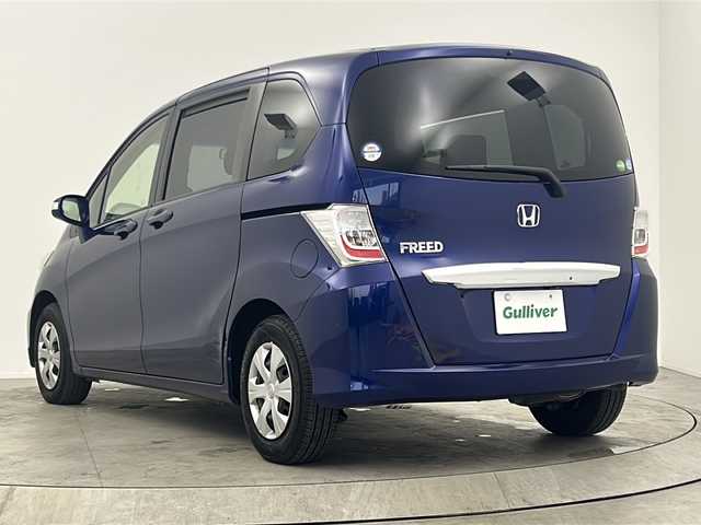 ホンダ フリード G ジャストセレクション 大阪府 2013(平25)年 11.8万km 青Ｍ ディーラーOPGathersナビ/（AMFM/CD/DVD/SD/MSV/BT/フルセグ）/バックカメラ/片側パワースライドドア/スマートキー×２/ビルトインETC/オートHIDライト/電動格納ミラー/純正フロアマット/ドアバイザー