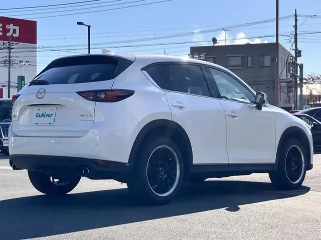 マツダ ＣＸ－５ XD Lパッケージ 静岡県 2020(令2)年 5.4万km スノーフレイクホワイトパールマイカ エンジンスタートボタン/パワーステアリング/パワーウィンドウ/保証書/パドルシフト/スマートキー/オートエアコン/レーダークルーズコントロール/USB入力端子/ETC/純正ナビ（CD/DVD/BT/フルセグ）/全方位カメラ/電動リアゲート/ドライブレコーダー/フロアマット/前席パワーシート/全席シートヒーター/レザーシート/社外アルミホイール/ABS/横滑り防止装置/コーナーセンサー前後/レーンキープアシスト/オートライト/オートマチックハイビーム/LEDヘッドライト/W+サイドエアバッグ/衝突軽減システム