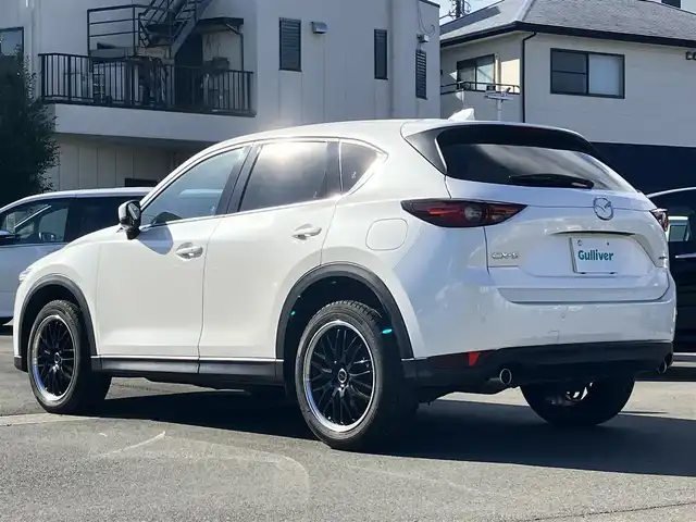 マツダ ＣＸ－５ XD Lパッケージ 静岡県 2020(令2)年 5.4万km スノーフレイクホワイトパールマイカ エンジンスタートボタン/パワーステアリング/パワーウィンドウ/保証書/パドルシフト/スマートキー/オートエアコン/レーダークルーズコントロール/USB入力端子/ETC/純正ナビ（CD/DVD/BT/フルセグ）/全方位カメラ/電動リアゲート/ドライブレコーダー/フロアマット/前席パワーシート/全席シートヒーター/レザーシート/社外アルミホイール/ABS/横滑り防止装置/コーナーセンサー前後/レーンキープアシスト/オートライト/オートマチックハイビーム/LEDヘッドライト/W+サイドエアバッグ/衝突軽減システム