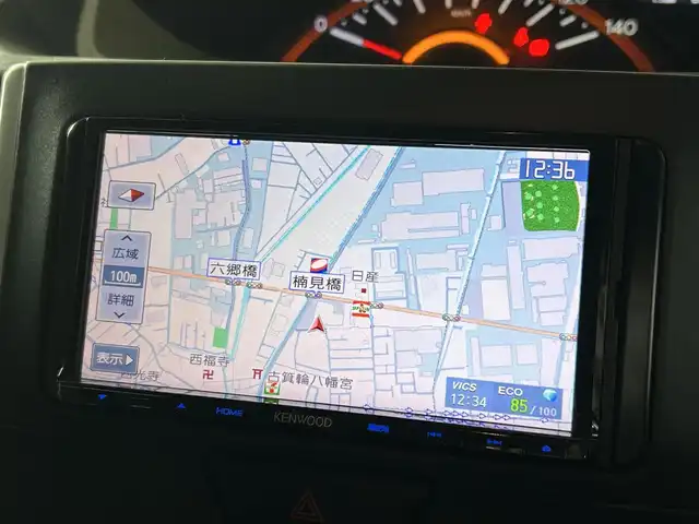 ダイハツ タント X SA 大阪府 2015(平27)年 8.5万km ファイアークォーツレッドM 社外ナビ/ETC/プッシュスタート/スマートキー