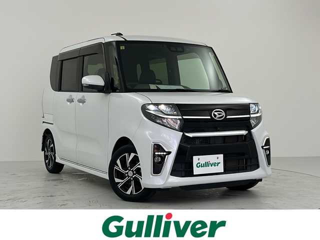 ダイハツ タント カスタム X セレクション 大阪府 2020(令2)年 2.2万km シャイニングホワイトパール 純正ディスプレイオーディオ　/全方位カメラ　/ＥＴＣ　/前後コーナーセンサー　/アイドリングストップ/両側パワースライド　/シートヒーター　/ハーフレザーシート/ＬＥＤヘッドライト　/オートライト/プッシュスタート/スマートキー/純正フロアマット/衝突軽減システム　/横滑り防止装置　