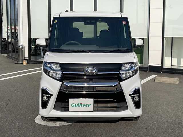 ダイハツ タント カスタム X セレクション 岐阜県 2020(令2)年 2.2万km シャイニングホワイトパール 純正ディスプレイオーディオ　/全方位カメラ　/ドライブレコーダー　/ＥＴＣ　/衝突軽減システム　/横滑り防止装置　/前後コーナーセンサー　/アイドリングストップ/両側パワースライド　/シートヒーター　/ハーフレザーシート/ＬＥＤヘッドライト　/オートライト/プッシュスタート/スマートキー/スペアキー/純正フロアマット