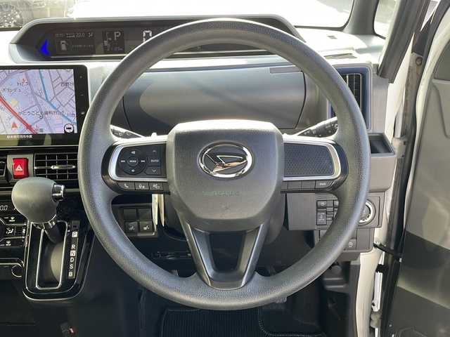 ダイハツ タント カスタム X セレクション 岐阜県 2020(令2)年 2.2万km シャイニングホワイトパール 純正ディスプレイオーディオ　/全方位カメラ　/ドライブレコーダー　/ＥＴＣ　/衝突軽減システム　/横滑り防止装置　/前後コーナーセンサー　/アイドリングストップ/両側パワースライド　/シートヒーター　/ハーフレザーシート/ＬＥＤヘッドライト　/オートライト/プッシュスタート/スマートキー/スペアキー/純正フロアマット