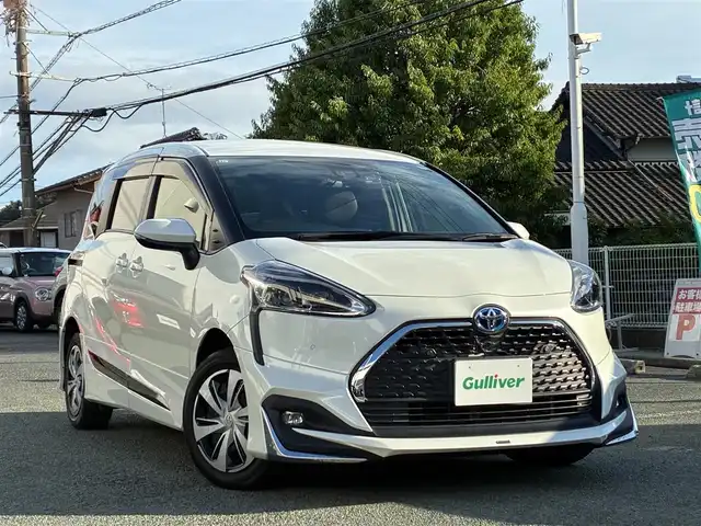 トヨタ シエンタ ハイブリッド ファンベースG クエロ 熊本県 2021(令3)年 2.9万km ホワイトパールクリスタルシャイン ワンオーナー/モデリスタフルエアロ/純正ナビ（NSZT-Y68T）/【フルセグ/CD/DVD/Bluetooth/ラジオ】/バックカメラ/両側パワースライドドア/クルーズコントロール/レーンディパーチャーアラート/パーキングサポートブレーキ/クリアランスソナー/プリクラッシュセーフティ/先行車発進お知らせ機能/黒ハーフレザーシート/前後ドライブレコーダー（TZ-D205W）/ビルトインETC/オートライト/オートハイビーム/LEDヘッドライト/フォグランプ/純正フロアマット/純正ドアバイザー/保証書/取扱説明書/ISOFIX