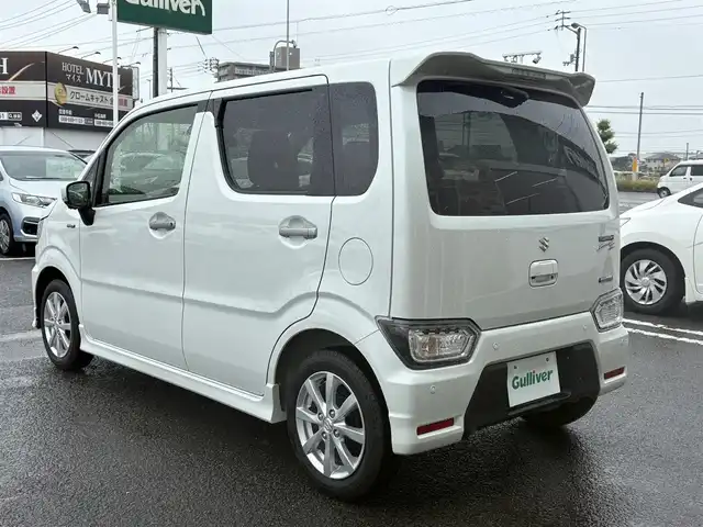 スズキ ワゴンＲ カスタムＺ HYBRID ZX 徳島県 2024(令6)年 0.5万km ピュアホワイトP 全方位カメラ/ヘッドアップディスプレイ/純正７インチディスプレイオーディオ/　スズキコネクト/BT/衝突被害軽減ブレーキ/アダプティブクルーズコントロール/レーンキープアシスト/運転席シートヒーター/LEDヘッドライト/オートライト/フォグランプ/USB充電端子/タイプC端子/後方コーナーセンサー