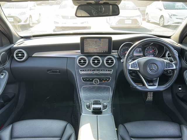 メルセデス・ベンツ Ｃ２００ ワゴン スポーツ 本革 茨城県 2016(平28)年 7.6万km ポーラホワイト 純正HDDナビ/(地デジTV・CD・DVD・BT)/追従型クルーズコントロール/本革レザーシート/パワーシート/シートヒーター/ETC/バックカメラ/オートライト/HIDヘッドライト/純正18inアルミホイール/フロアマット/スマートキー/スペアキー/取扱説明書/保証書