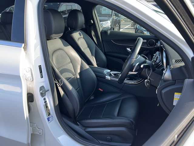 メルセデス・ベンツ Ｃ２００ ワゴン スポーツ 本革 茨城県 2016(平28)年 7.6万km ポーラホワイト 純正HDDナビ/(地デジTV・CD・DVD・BT)/追従型クルーズコントロール/本革レザーシート/パワーシート/シートヒーター/ETC/バックカメラ/オートライト/HIDヘッドライト/純正18inアルミホイール/フロアマット/スマートキー/スペアキー/取扱説明書/保証書