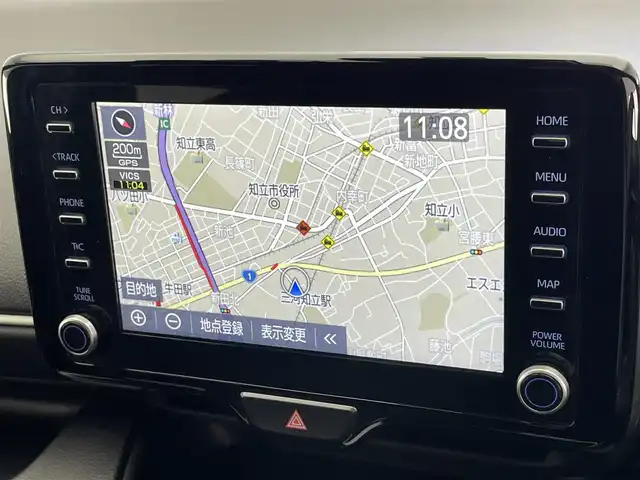 トヨタ ヤリス ハイブリッド Z 愛知県 2022(令4)年 2.6万km シアンM 純正ＤＡナビＴＶ　全方位カメラ　シートヒーター　ハンドルヒーター　セーフティセンス　衝突軽減　車線逸脱　追従クルコン　ＬＥＤオートライト　ＥＴＣ　メモリシート　ナノイーＸエアコン　前後ドラレコ　TVキャンセラー　禁煙車
