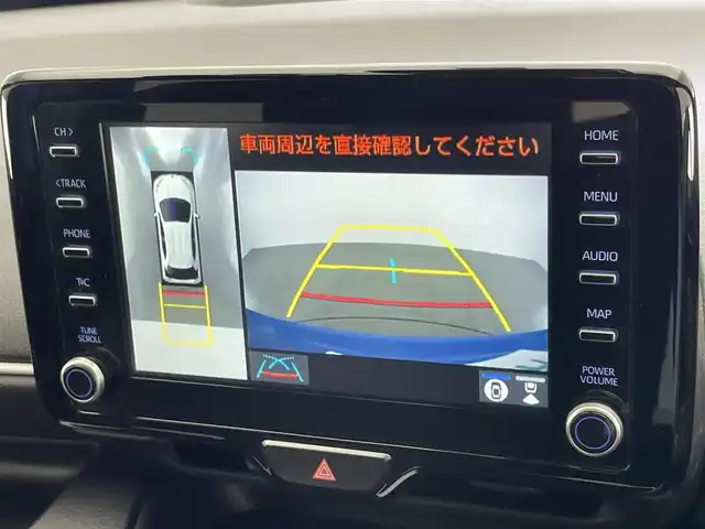 トヨタ ヤリス ハイブリッド Z 愛知県 2022(令4)年 2.6万km シアンM 純正ＤＡナビＴＶ　全方位カメラ　シートヒーター　ハンドルヒーター　セーフティセンス　衝突軽減　車線逸脱　追従クルコン　ＬＥＤオートライト　ＥＴＣ　メモリシート　ナノイーＸエアコン　前後ドラレコ　TVキャンセラー　禁煙車
