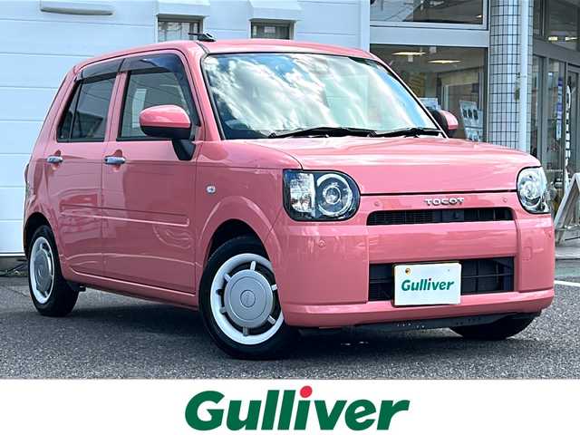 ダイハツ ミラ トコット G SA Ⅲ 愛知県 2019(平31)年 3.2万km ジューシーピンクM /禁煙車//純正ナビ・フルセグTV/　(NMZK-W69D2)//360°パノラマモニター//スマートアシスト3//衝突回避支援ブレーキ//車線逸脱警報//先行車発進お知らせ//オートハイビーム//コーナーセンサー//LEDオートライト//前席シートヒーター//ecoIDLE//プッシュスタート//電動格納ミラー//ISOFIX//ステアリングスイッチ//ヘッドライトレベライザー//純正フロアマット//ドアバイザー//取扱説明書/新車保証書//スペアキー×１
