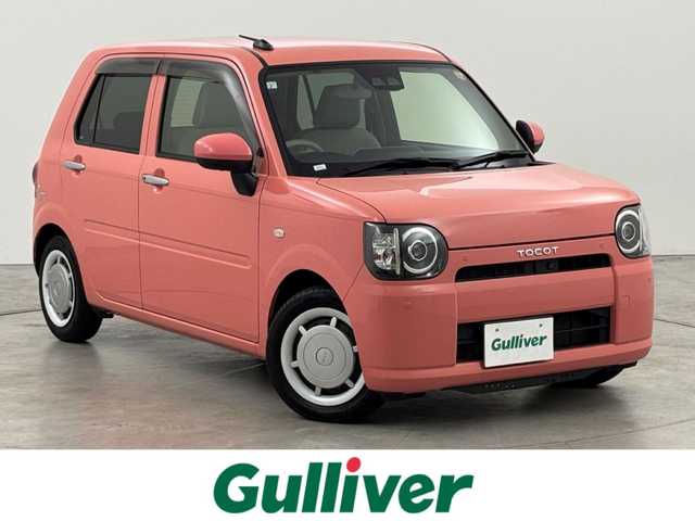 ダイハツ ミラ トコット G SA Ⅲ 福岡県 2019(平31)年 3.2万km ジューシーピンクM 純正ナビ／フルセグＴＶ　/アラウンドビューモニター　/コーナーセンサー　/衝突軽減ブレーキ　/横滑り防止装置　/アイドリングストップ　/シートヒーター　/プッシュスタート　/電動格納式ドアミラー　/レベライザー　/ＬＥＤヘッドライト