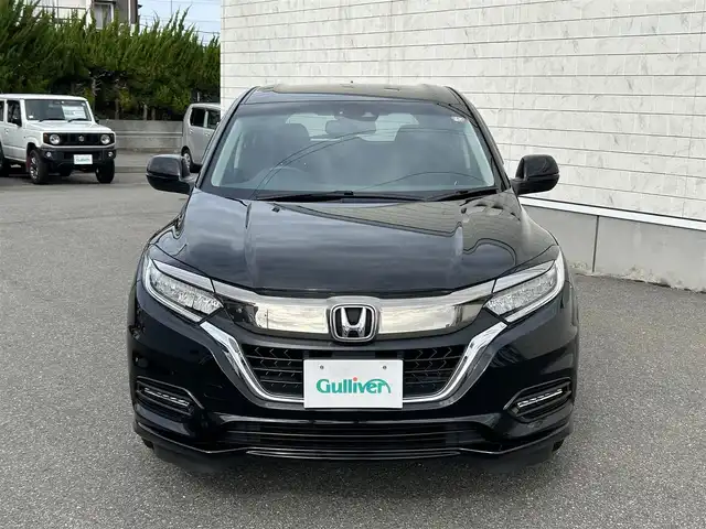 ホンダ ヴェゼル ハイブリッド Z ホンダセンシング 山形県 2019(令1)年 3.6万km クリスタルブラックパール 4WD/ホンダセンシング/レーダークルーズコントロール/衝突被害軽減ブレーキ/純正メモリナビ/BT/USB/HDMI/DVD/コンフォートビューパッケージ/　・ヒーテッドドアミラー/　・フロントワイパーデアイサー/LEDヘッドライト/LEDフォグライト/ハーフレザーシート/シートヒーター