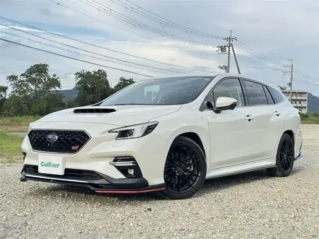 スバル レヴォーグ 1．8STIスポーツ EX 兵庫県 2021(令3)年 1.2万km クリスタルホワイトP アイサイトX/STIエアロ(F S RU)/STIマフラー/STI18インチAW/純正ナビ/フルセグTV/Bluetooth接続可/デジタルインナーミラー/純正ETC/レザーシート/パワーシート/LEDヘッドライト/スマートキー