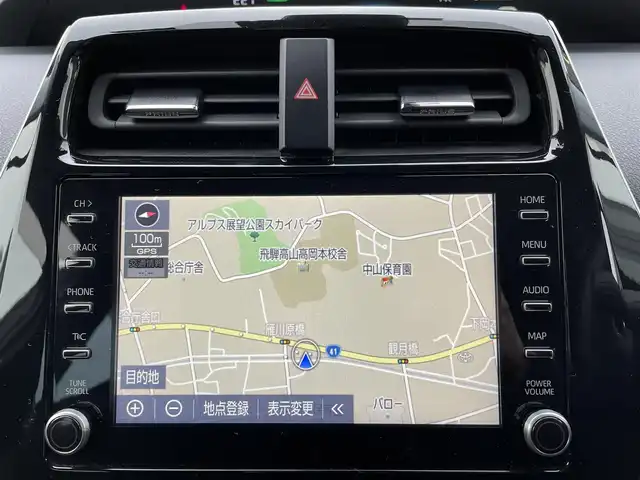 トヨタ プリウス S 岐阜県 2022(令4)年 6万km アティチュードブラックマイカ 4WD/純正ナビ　/・TV/Bluetooth/CD/アダプティブクルーズコントロール　/プリクラッシュセーフティ　/レーントレーシングアシスト　/オートハイビーム　/前後クリアランスソナー　/バックカメラ/ＡＣ１００Ｖアクセサリコンセント　/LEDヘッドランプ/フォグランプ/純正15インチアルミホイール/ウインドシールドデアイサー/ＥＴＣ/禁煙車/スペアキー×1