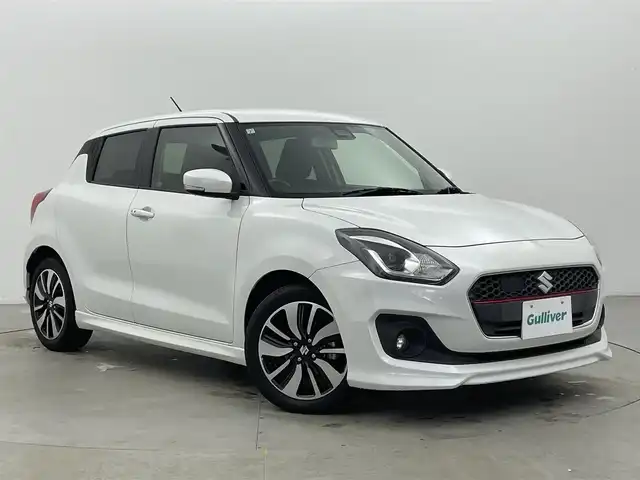 スズキ スイフト RSt 富山県 2017(平29)年 6.2万km ピュアホワイトP 純正ナビ/CD/DVD/BT/SD/USB/AUX/フルセグTV/ETC/レーダークルーズコントロール/衝突軽減ブレーキ/レーンキープアシスト/横滑り防止装置/D席シートヒーター/スマートキー/スペアキー有/オートLEDライト/純正16インチアルミホイール/純正フロアマット