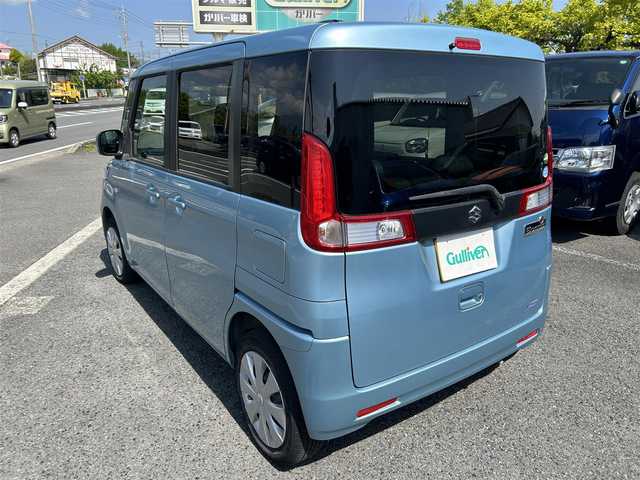 スズキ スペーシア G 神奈川県 2016(平28)年 5.5万km フィズブルーパールメタリック ・メモリーナビ（CD/SD/フルセグ）/・スマートキー/・シートヒーター/・純正フロアマット/・パワーステアリング/・パワーウィンドウ