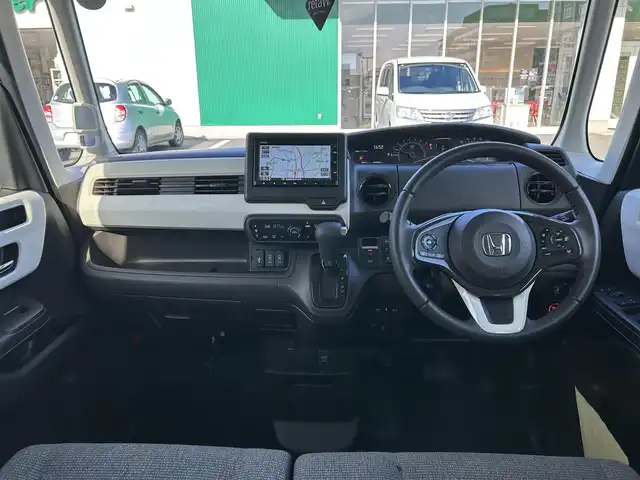 ホンダ Ｎ ＢＯＸ L ターボ 島根県 2023(令5)年 1万km クリスタルブラックパール 純正ナビ /Bluetoothオーディオ /バックカメラ /ビルトインETC /両側パワースライドドア /衝突軽減ブレーキ /レーンアシスト/シートヒーター /アダプティブクルーズコントロール /電子パーキングブレーキ/パドルシフト/リアサンシェード/純正LEDヘッドライト/純正フロアマット/ISOFIX