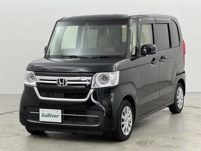 ホンダ Ｎ ＢＯＸ L ターボ 福岡県 2023(令5)年 1万km クリスタルブラックパール 純正ナビ　/バックカメラ　/ホンダセンシング　/コーナーセンサー　/盗難防止装置　/レーダークルコン　/両側パワースライドドア　/シートヒーター　/パドルシフト　/エコモード　/オートライト　/ＥＴＣ　/純正フロアマット