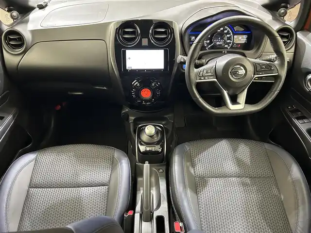 日産 ノート e－パワー メダリスト Bアロー 愛媛県 2019(平31)年 3.4万km プレミアムコロナオレンジ/スーパーブラック 2トーン 社外メモリナビ/(Bluetooth/フルセグ)/バックカメラ/クルーズコントロール/衝突被害軽減ブレーキ/前後コーナーセンサー/レーンキープアシスト/ETC/オートマチックハイビーム/オートライト/ドアバイザー/ドライブモード