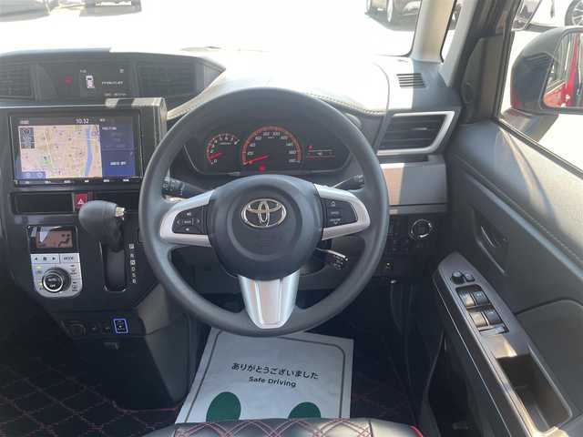 トヨタ タンク G 神奈川県 2019(令1)年 3.9万km ワイン 両側電動スライドドア/純正ナビ（NSZT-Y68T）/・DVD、Bluetooth、MSV/・バックカメラ/・フルセグTV/スマアシIII/・衝突回避支援ブレーキ/・前後ご発進抑制制御機能/・車線逸脱警報機能/・オートハイビーム/クルーズコントロール/ビルトイン２．０ETC/レザー調シートカバー/フロアマット/オートライト/横滑り防止装置/スマートキーX2/前後ドライブレコーダー/新車時手帳、取説